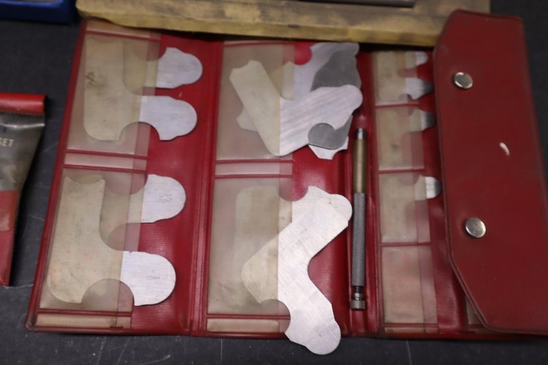 Radius Guages, Angle Guages, Bore Guages a, Steel Rules nd More- Auction Item