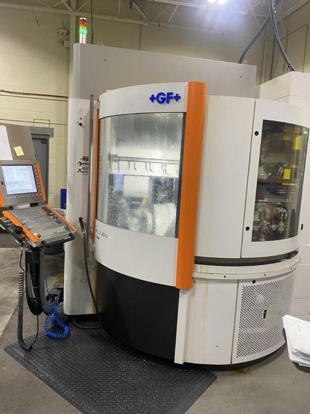 GF Mikron MILL X 400U Ultra-High Speed 5-Axis CNC Machining Center, 2018 – 42,000 RPM, 68 ATC