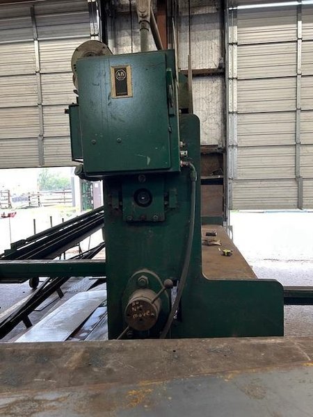 12' X 1/2" AMERICAN HERCULES HYDRAULIC SHEAR. STOCK # 0343725