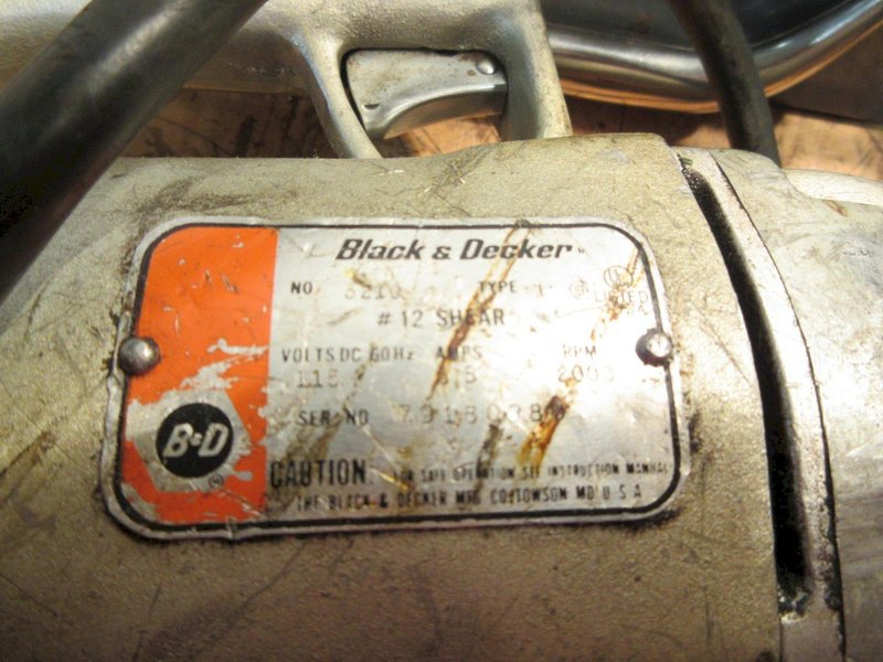 Black &amp; Decker #12 Power Shear &amp; Skil Reciprocating Saw- Auction Item