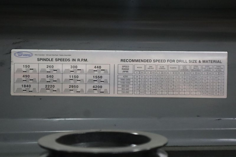 Wilton Drill Press, 20"  Floor Model, Portable Base- Auction Item