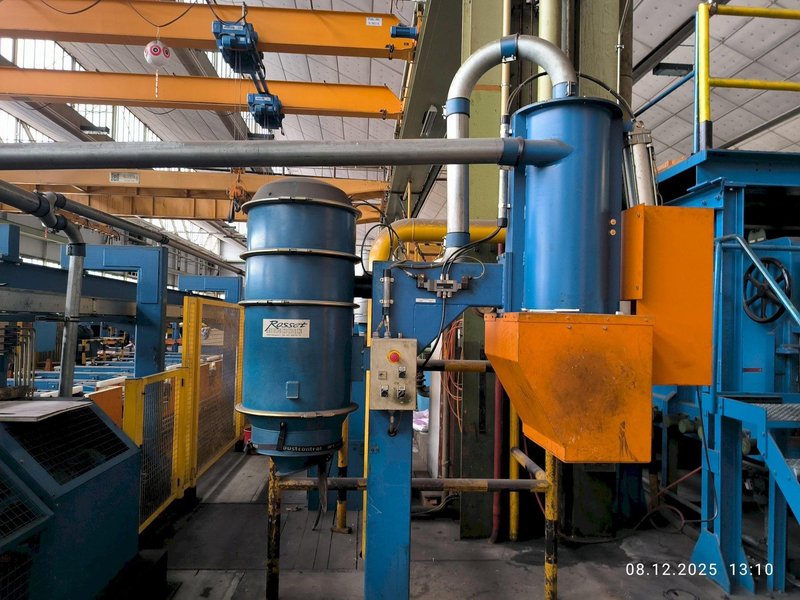 50 TON ASMAG DRAW BENCH w/INLINE SAW CUTTING, NEW 2003