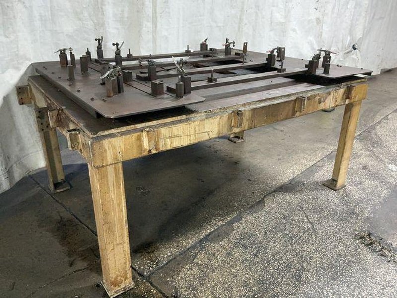 71” X 92” METAL TABLE