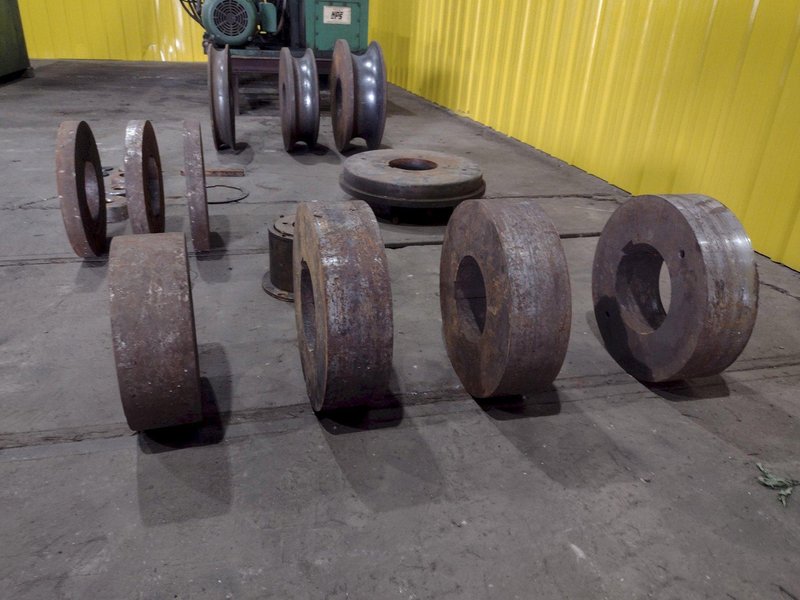 8" X 8" X 3/4" HAEUSLER MODEL #PHR-20VH HORIZONTAL &amp; VERTICAL HYDRAULIC PIPE &amp; ANGLE ROLL: STOCK #19133