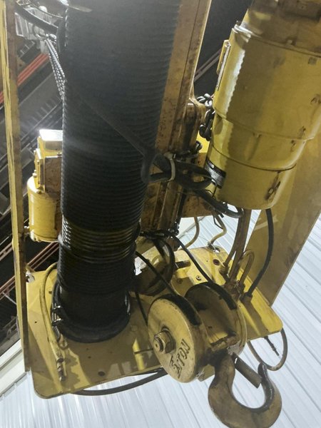 5 TON YALE PATRIOT SERIES 2000 UNDERHUNG CRANE HOIST WITH POWER TROLLEY : YOBRO #25281