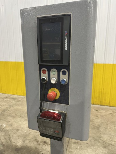 2016 ROBOPAC MODEL ROTOTECH-CS-708  FLOOR MOUNTED SEMI-AUTOMATIC STRETCH WRAPPER : STOCK #22319