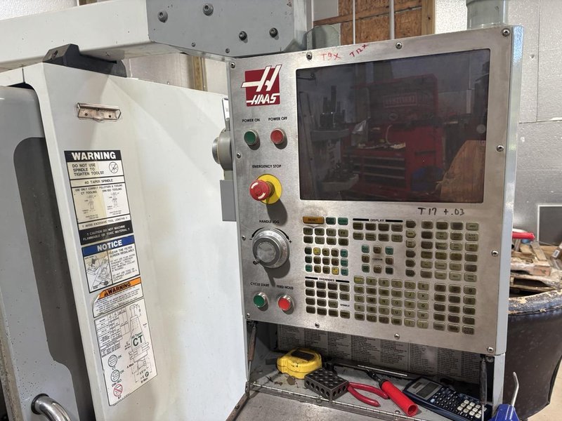 Haas VF-3SS VMC, 2006 – 4th Axis Wired, Chip Auger