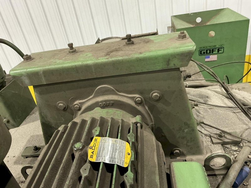 6 CU FT GOFF MODEL #6BB RUBBER BELT TUMBLE TYPE BLAST MACHINE: YOBRO #25035