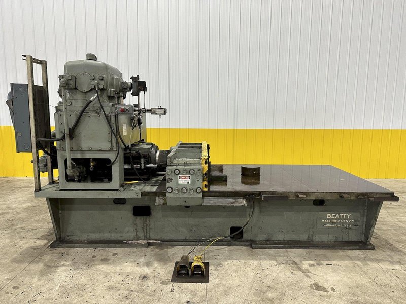 200 TON BEATTY HYDRAULIC BULLDOZER TYPE HORIZONTAL PRESS: STOCK #20538