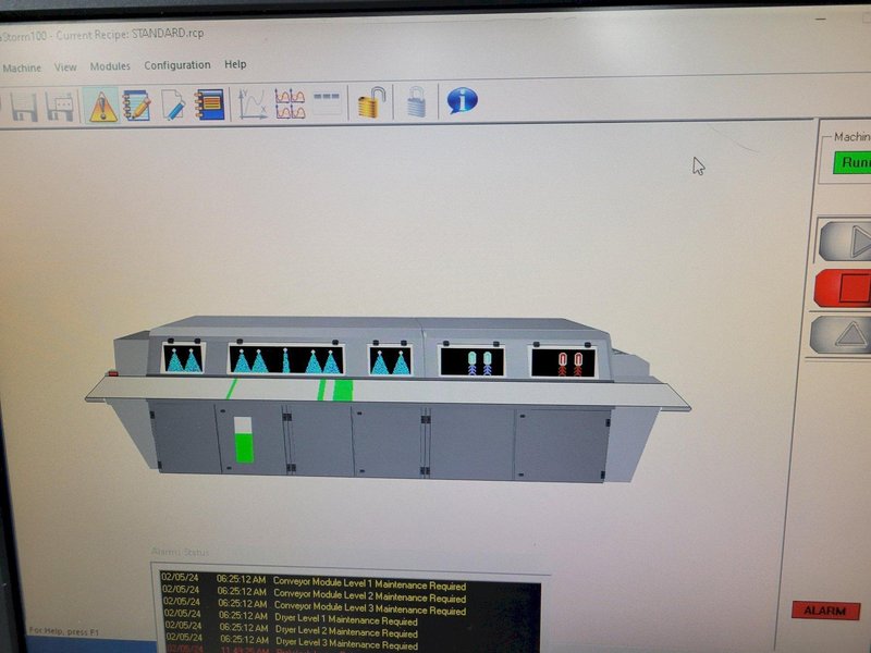 20” ELECTROVERT MODEL AQUASTORM 100 IN-LINE CLEANER WASHER: STOCK #23496