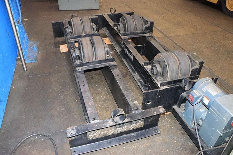 14,000 Lb. Cap. ARONSON Tank Turning Roll and Idler 
Model WRD/WRI 14