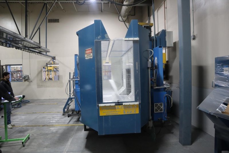 Therma-Tron-X Powder Coating Booth with Parker Ionics GX700M Elextrostatic Pain Controls- Auction Item