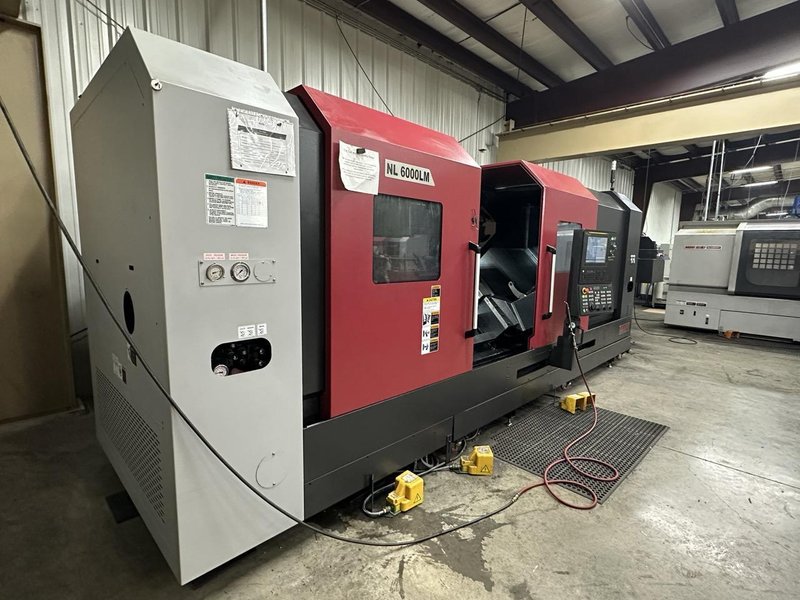 Smart NL6000LM CNC Lathe, 2023 – 24″ Chuck, Live Tooling, Steady Rest, Box Ways