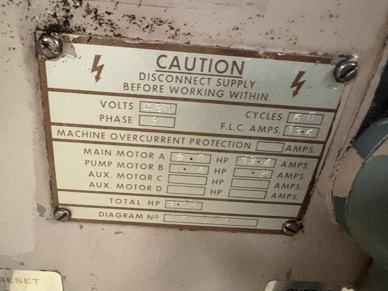 13" x 40" CLAUSING-COLCHESTER Geared Head Engine Lathe