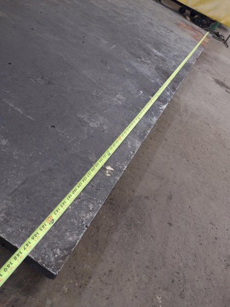 12&#039; X 6&#039; STEEL LAYOUT TABLE PLATE: STOCK #23783