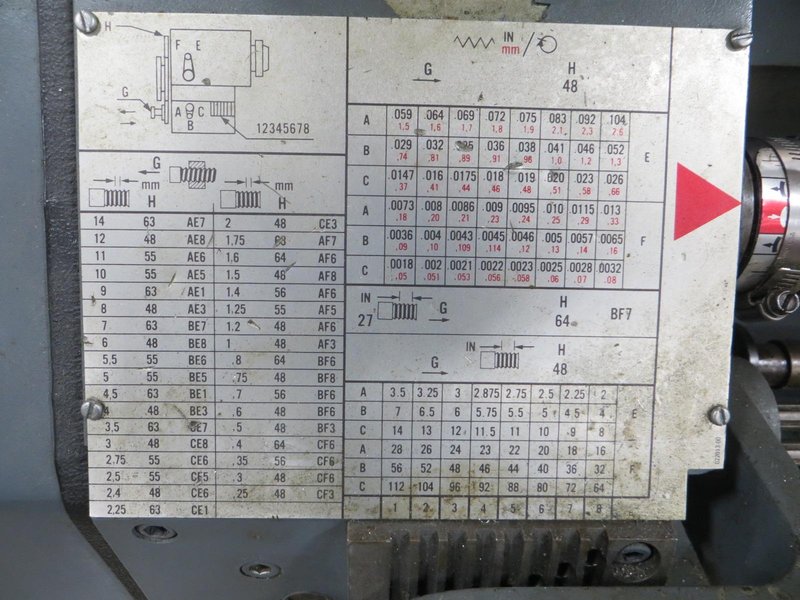 LeBlond Regal 15&quot; x 32&quot; Engine Lathe with Wizard Lathe Series 2-Axis DRO, 8&quot; 3-Jaw Chuck, 2-1/4&quot; Spindle Bore, Taper Attachment- Auction Item