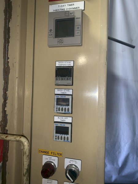 42&quot; x 42&quot; PROCECO MODEL #PC 42X42-E-1000-PBO ROTARY PARTS WASHER #3361