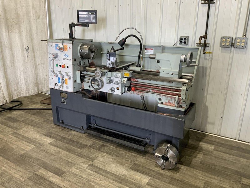 16" X 40" KBC TOOLS MODEL GRIP-1640GH GAP BED ENGINE LATHE: STOCK #81127