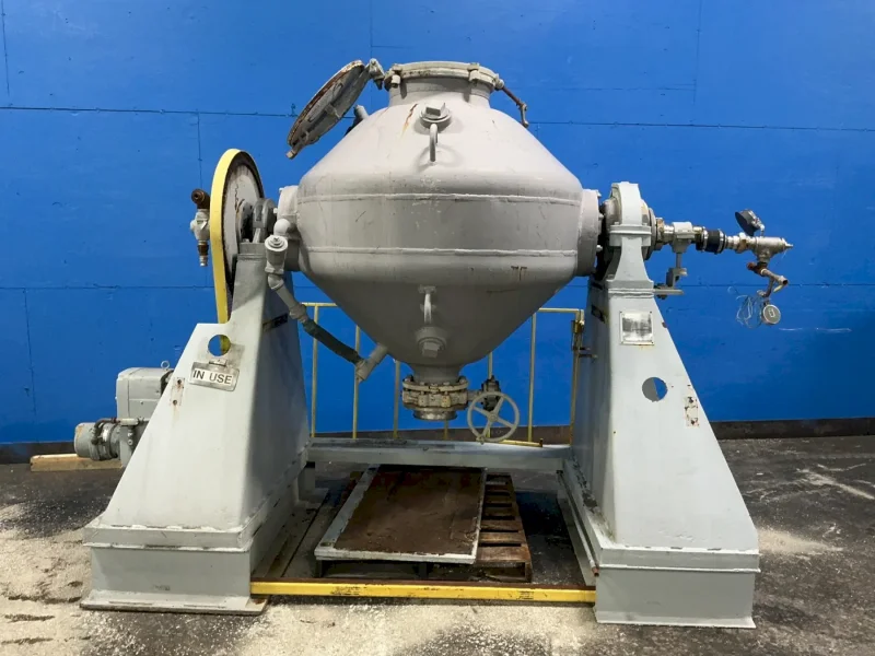 PFAUDLER 21 CU FT GLASS LINED CONICAL DRYER BLENDER  -  48-45CD