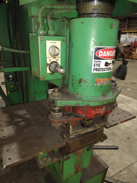 105 TON HILL ACME MODEL #6A HYDRAULIC IRONWORKER W/ CLAMPING: STOCK #22832