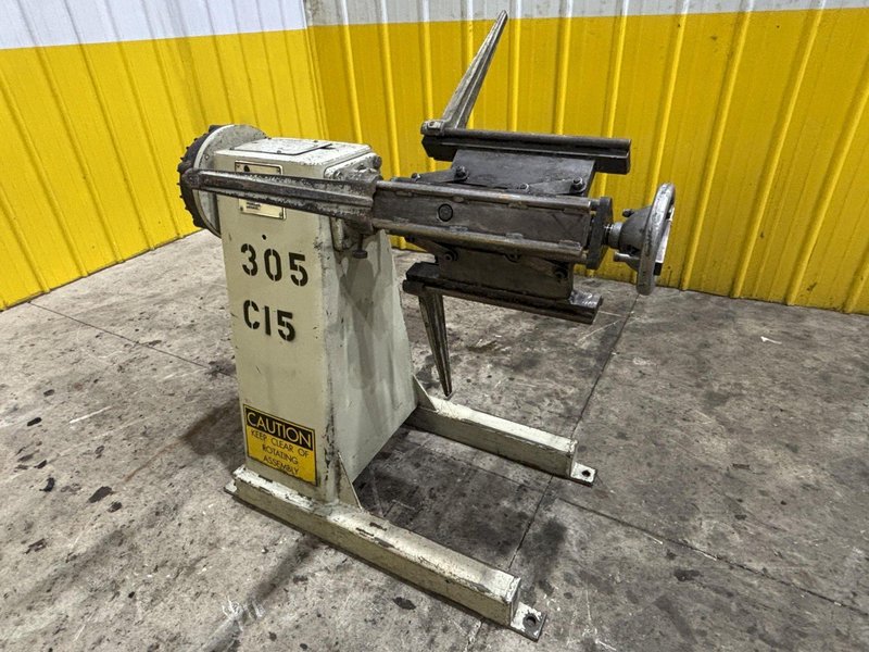 3,000 LB X 12" CWP MODEL #2.5R PULL OFF AIR BRAKE COIL REEL UNCOILER: STOCK #23246