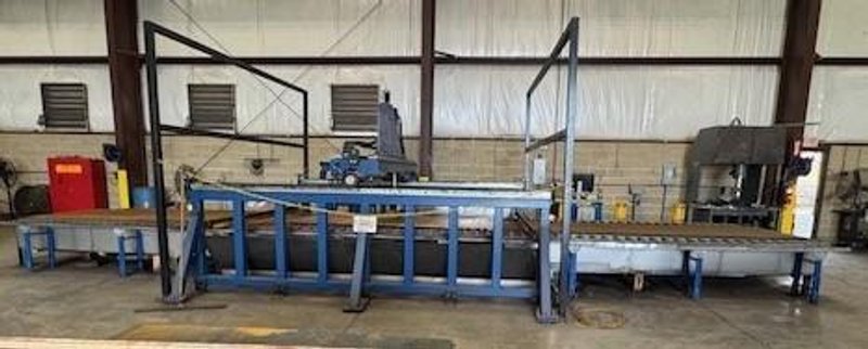 Multi-Axis Ultrasonic Testing (UT) Immersion System for Inspection of Plate, including auto plate sizing