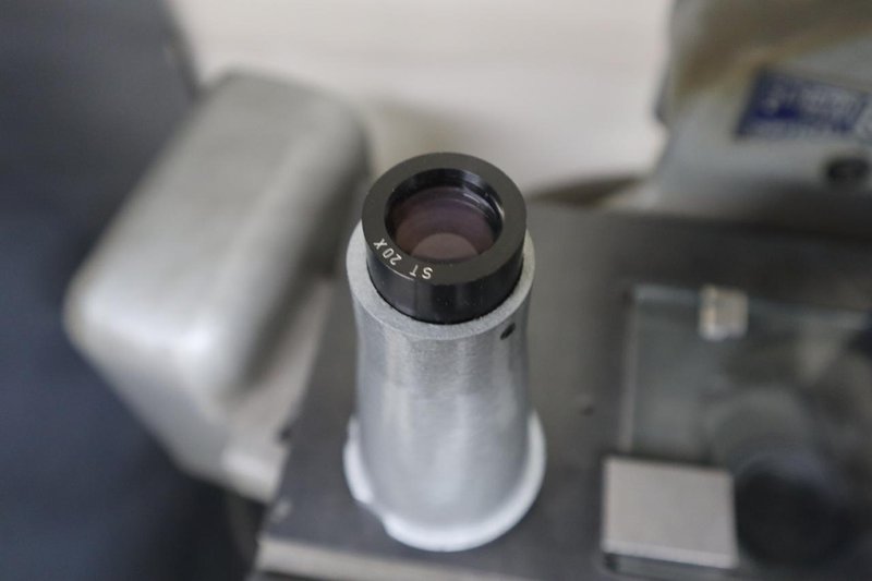 Scherr Tumico 14" Standing Optical Comparator, Manual Stage, 10X and 20X Lens- Auction Item