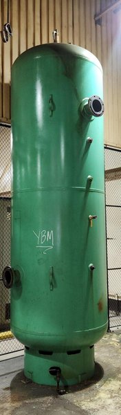 WOOD INDUSTRIAL VERTICAL AIR STORAGE TANK: STOCK #23044