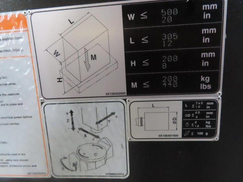 2022 Mazak VC-500A 5X Vertical Machining Center (#5734)