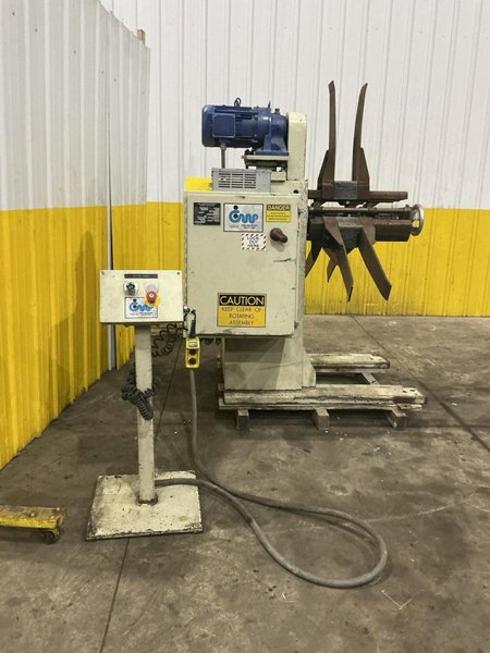 8,000 LBS X 18" CWP MODEL 4RM-18 POWERED UNCOILER COIL REEL: YOBRO #24957