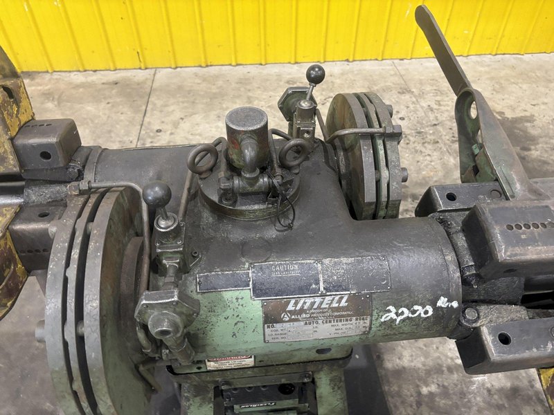 2,000 LBS X 12&quot; LITTELL MODEL #20-12 DOUBLE END PULL OFF UNCOILER COIL REEL: STOCK #23711