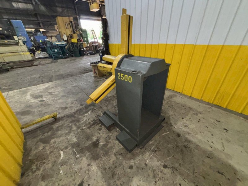 2,500 LBS X 20&quot; AMERICAN STEEL LINE MODEL #60-25NM PULL OFF COIL REEL UNCOILER: YOBRO #23897