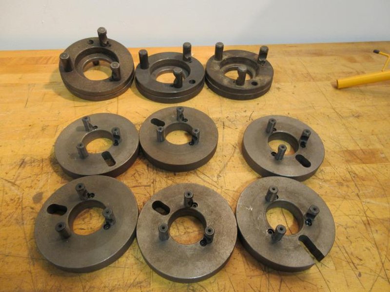 Lathe Drive Plates D1-6 (3) &amp; D1-4 (6)- Auction Item