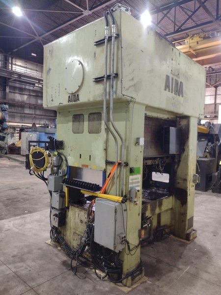 220 TON AIDA MODEL #PMX-LS-200H SSDC STRAIGHT SIDE PRESS, 7.87" STROKE: STOCK #22214
