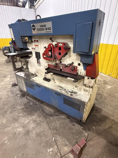110 TON MUBEA MODEL #HIW 1000/610 HYDRAULIC IRONWORKER: YOBRO #25673