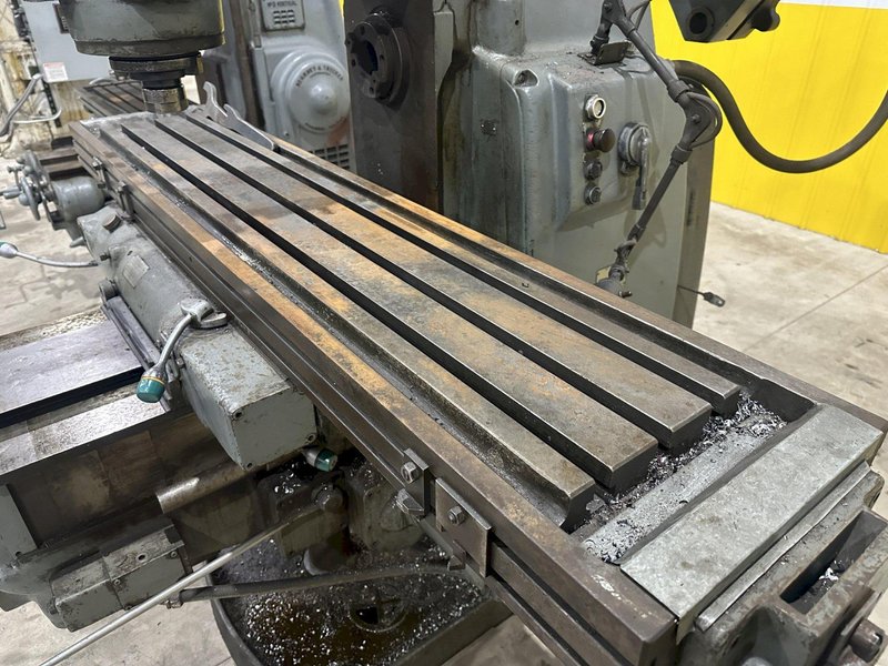#4 CINCINNATI MODEL #410-14 HORIZONTAL MILL WITH TOOLKMAKERS VERTICAL HEAD: STOCK #20605