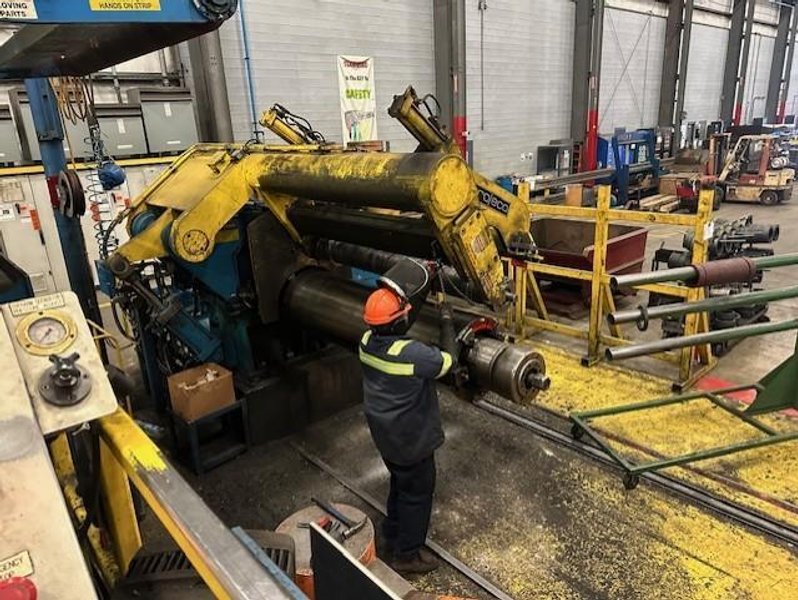 72&quot; x .625&quot; x 70,000# PRO-ECO HEAVY GAUGE INJECTOR HEAD SLITTING &amp; PACKAGING LINE