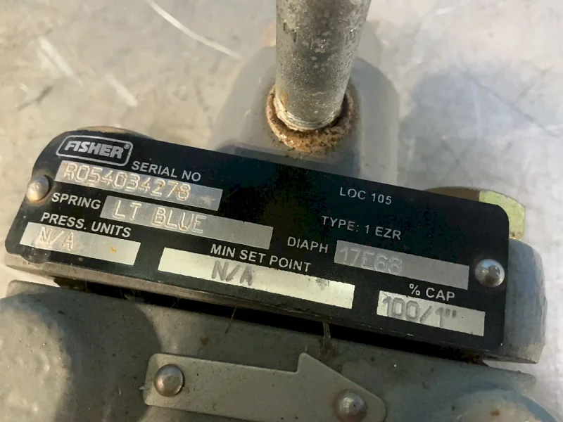 FISHER EZR PRESSURE REDUCING REGULATOR   -  EZR