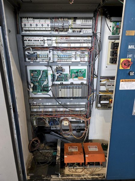 500 K.W. THERMATOOL SOLID STATE HIGH FREQUENCY WELDER. STOCK # 0758226