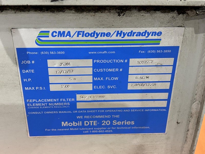 50&quot; x 70 -&gt; 118&quot; CHERRYS MODEL #PSR-118VB PALLET INVERTER, FLIPPER, ROLLOVER MACHINE: STOCK #23223