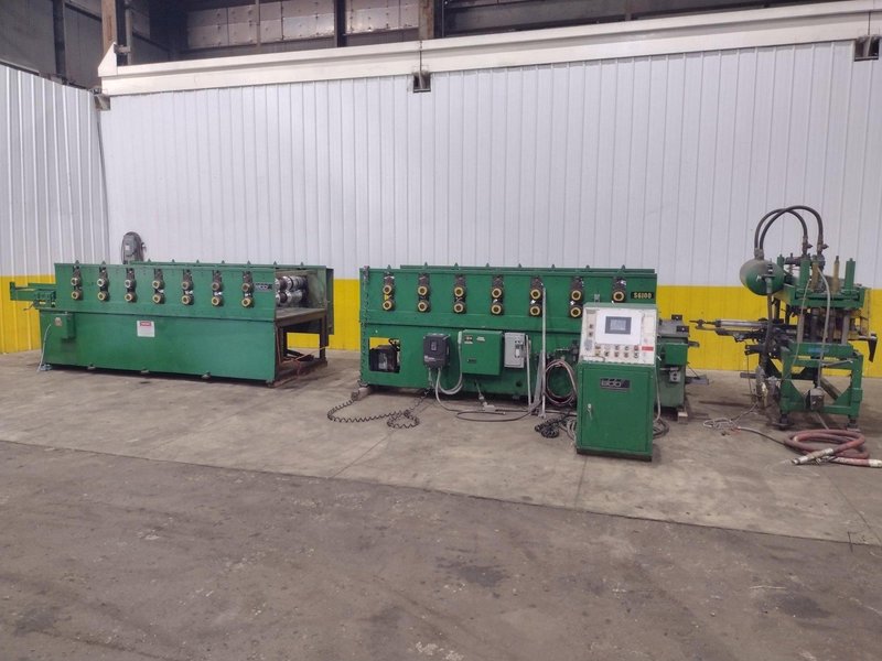 36" HI-RIB AG PANEL LINE: 14 STAND BRADBURY MODEL M2.548-14 ROLLFORMER &amp; AIRAM CUTOFF PRESS: YOBRO #26013