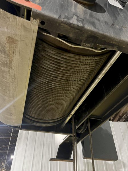 17.5 TON (2014) KONE-CRANES MODEL #CXT60410160P75GGN0S SINGLE GIRDER OVERHEAD CRANE HOIST &amp; TROLLEY: STOCK #18634