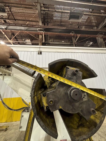 15,000 LBS X 36&quot; COE MODEL #CPR-PO-15018 MOTORIZED COIL REEL UNCOILER W/ COIL CAR: STOCK #23436