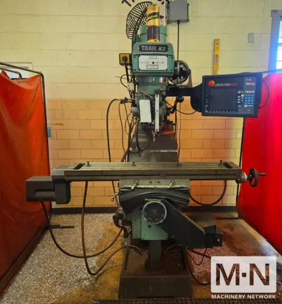 Trak K3 CNC Knee Mill w/ Prototrak SMX Dro/Controller, Powerfeed