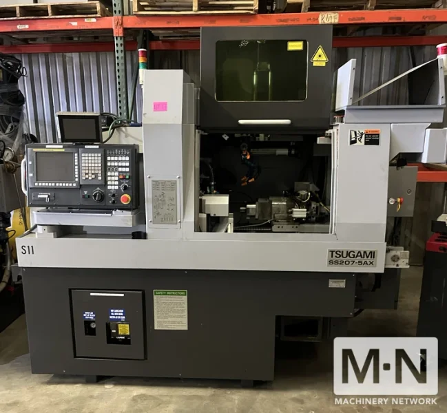 Tsugami SS207-5AX CNC Swiss Lathe, 2015
