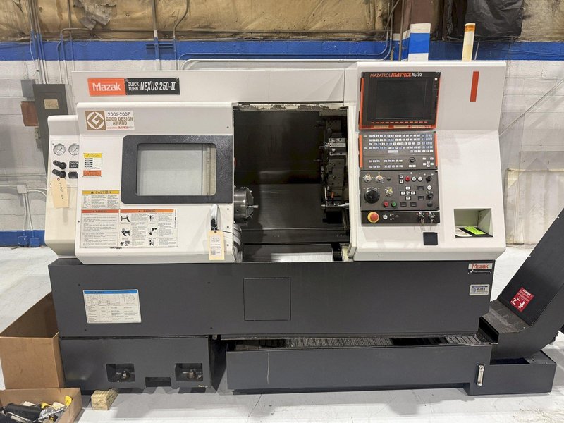 2007 Used Mazak QTN 250-II CNC Lathe For Sale