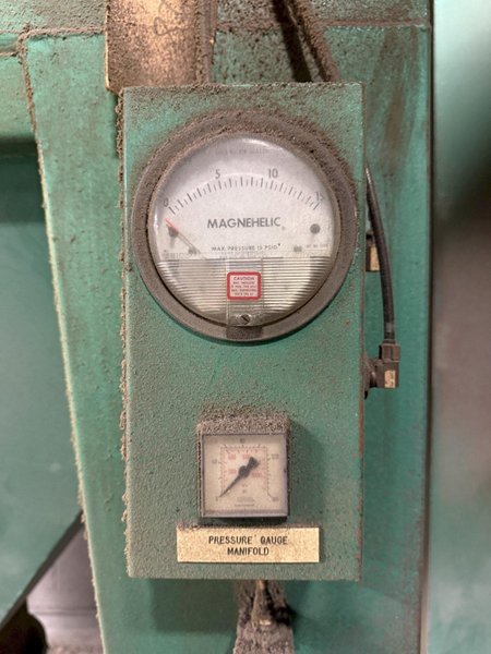 7' X 14' X 8' CLEMCO BLAST ROOM. STOCK #0431826