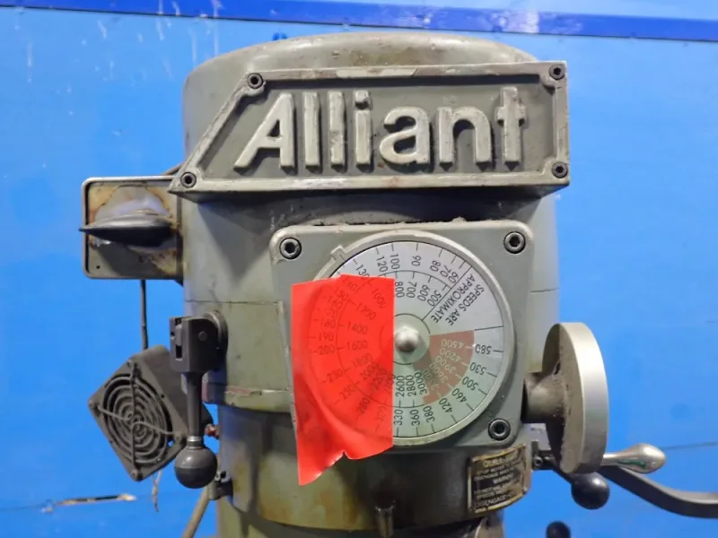 ALLIANT 42"X 9" TABLE VERTICAL MILL  -  ALLIANT-RT2