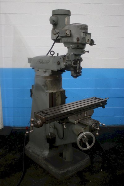 1-1/2 HP BRIDGEPORT VERTICAL RAM TYPE MILL: STOCK #75130
