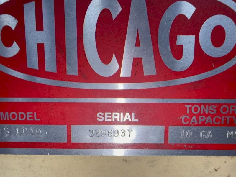 CHICAGO 10 GAUGE / 120” SHEAR   -  HS1010